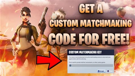 How To Get CUSTOM MATCHMAKING KEY On Fortnite Chapter 2 Support A