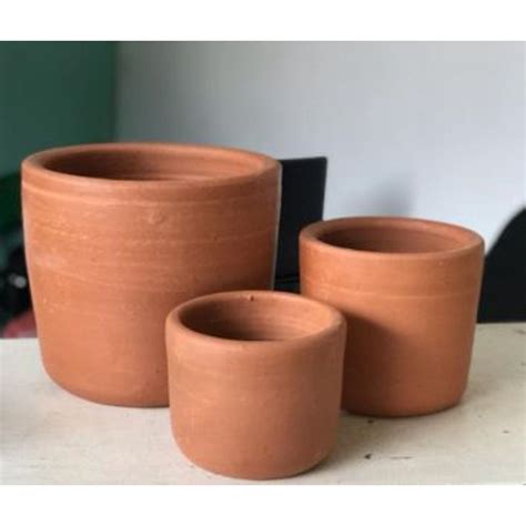 Vaso De Barro Cilindro Tamanho P M G E GG Vasos Para Plantas Porte