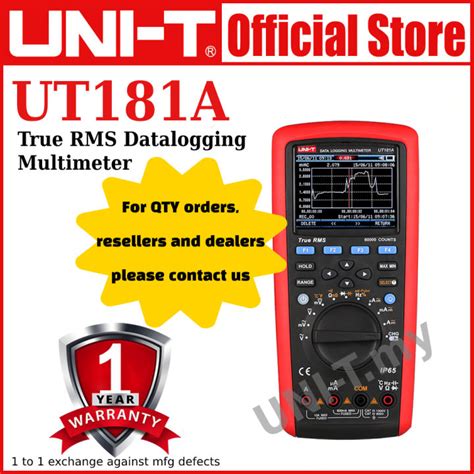 Uni T Ut A True Rms Datalogging Multimeter Lazada