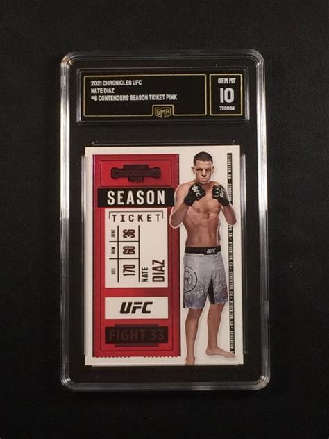 2021 Panini Chronicles UFC 6 Nate Diaz Contenders Catawiki