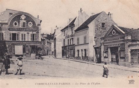 Cormeilles En Parisis Carte Postale Ancienne Et Vue D Hier Et Aujourd