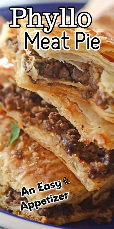 Phyllo Meat Pie Egyptian Goulash Recipe Phyllo Recipes Phyllo