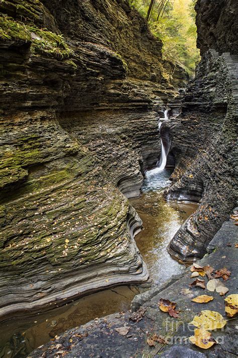 Watkins Glen Waterfalls Photograph by Michael Shake - Pixels