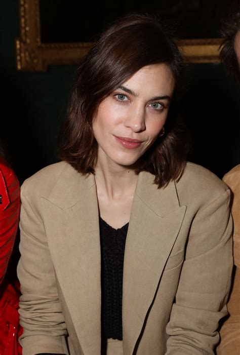 Alexa Chung At Erdem Fashion Show At London Fashion Week 02182019