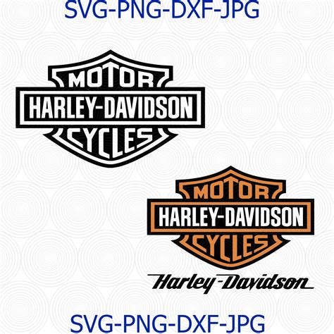 Unofficial Harley Davidson logo SVG, Custom Harley Davidson - Inspire Uplift