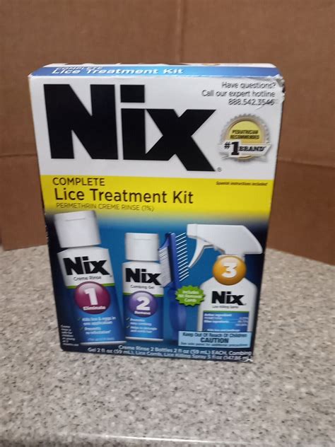 Nix Complete Lice Treatment Kit New In The Box Exp 01 2024