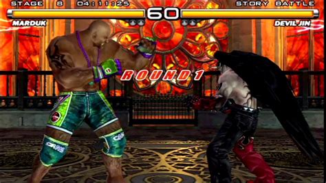 Tekken 5 PlayStation 2 Story Battle As Marduk YouTube