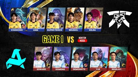 Fnatic Onic Ph Vs Aurora Gaming Game Playoff Mpl Ph S Fnop