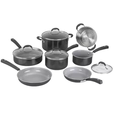 Cuisinart Chefs Classic Nonstick Hard Anodized 17 Piece Cookware Set