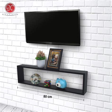 Jual Dections Rak TV Dinding Tempel Minimalis Gantung Model Persegi