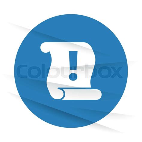 White Important Information icon label on wrinkled paper | Stock vector ...