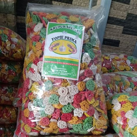 Jual Kerupuk Mawar Mini 1 Bal 5 Kg Shopee Indonesia