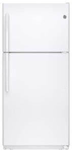 Ge Cu Ft Frost Free Top Freezer Refrigerator White Gte Ethww