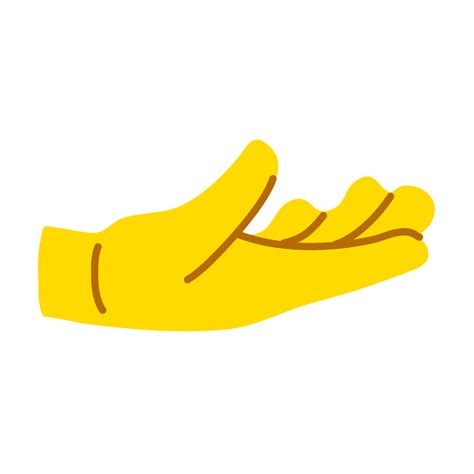 Yellow Hand Showing Symbol Png 11099605 Png