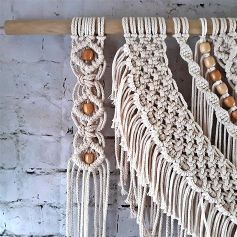 Macrame Wall Hanging For Your Home Decor Large Fiber Art Knotted