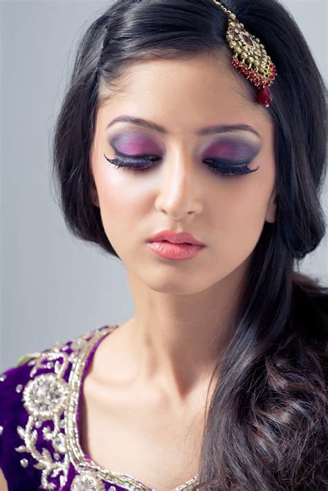 Beautiful Indian Woman With Bridal Makeup Weddingmakeup Dramatic Eye