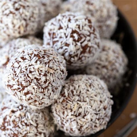 Chocolate Oatmeal Balls Swedish Chokladbollar Electric Blue Food