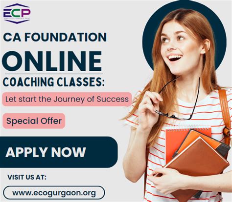 CA Foundation Online Coaching Classes Enroll For Success Ecp