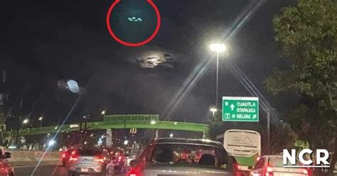 ¿un Ovni Captan Extraña Figura Luminosa En Cielo De Ciudad De México