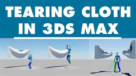 Autodesk 3ds Max Tutorial Tear Cloth With Cloth Modifier In 3ds Max