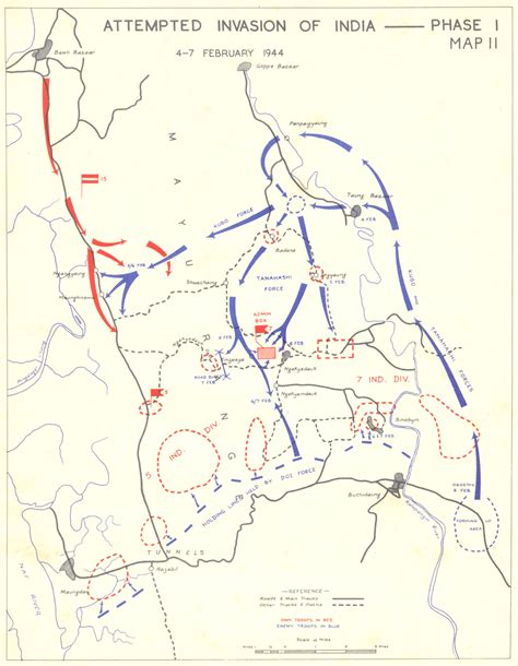 Battle of Imphal British counterattack June-July 1944 Manipur India WW2 ...