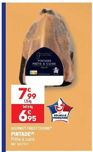 Promo Gourmet Finest Cuisine Pintade Chez Aldi Icatalogue Fr