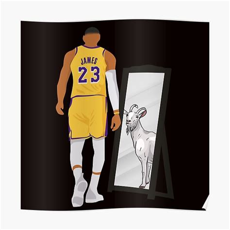 "LeBron James - LeGoat" Poster for Sale by AYA-Design | Redbubble