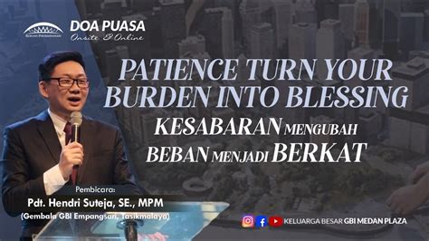 Ibadah Doa Puasa Onsite Pdt Hendri Suteja Se Mpm September