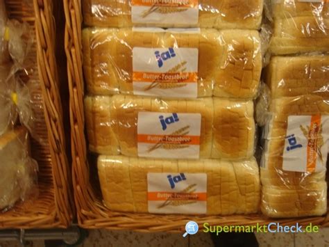 Ja Butter Toastbrot 500g Geschnitten Preis Angebote Kalorien