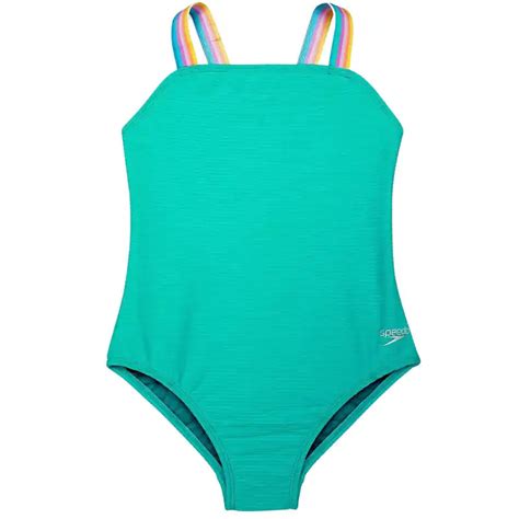 Speedo Girls Rib One Piece Swimsuit Camp Connection