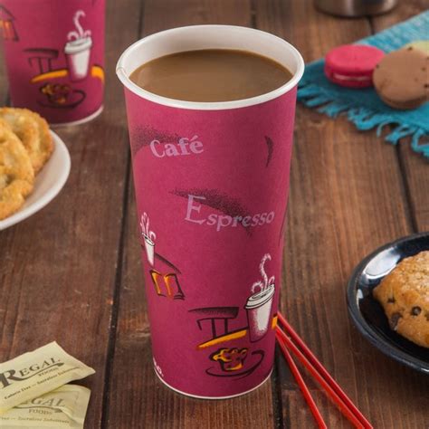 Solo SIN Oz Bistro Single Sided Poly Paper Hot Cup Case