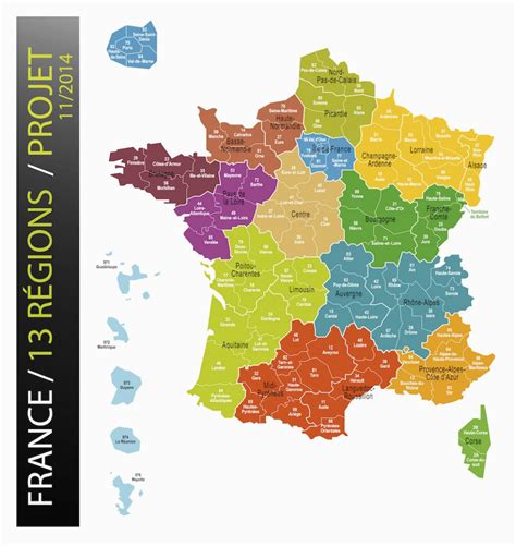 Paris France Zip Code Map New Map Of France Reduces Regions To