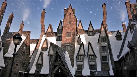 Hogsmeade Village In Winter🎄 - ASMR Ambience - YouTube