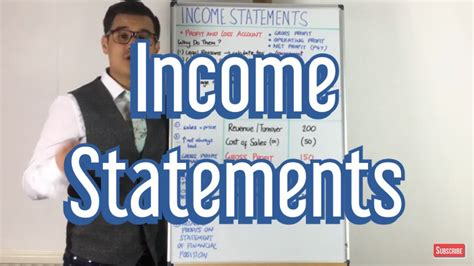 Income Statements Youtube