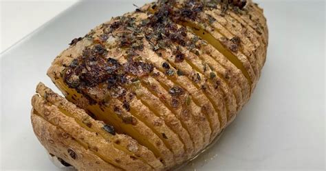 Patata Hasselback Sin Lácteos Cocina Boquerona