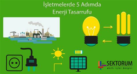 5 Adımda Enerji Tasarrufu Sektörüm Dergisi