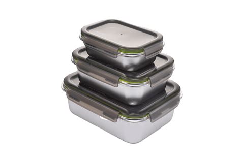 Microwavable Stainless Steel Food Containers 2200 Ml SUS316L