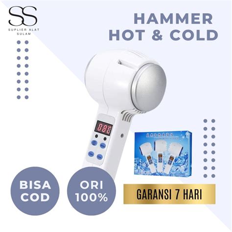 Jual HAMMER BESAR Alat Facial Kecantikan HOT And COLD PHOTON Setrika Wajah Panas Dingin