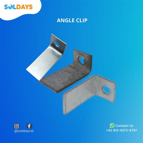 Jual Soldays Angle Clip L Angel Clip Plat Besi Siku L Rangka Plafon