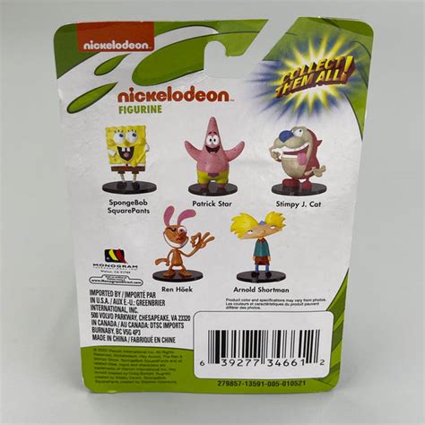 Nickelodeon Figurines Spongebob Squarepants And Patrick Star Signed