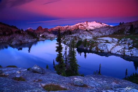 M430 Sunrise Mt Daniel And Robin Lakes Washington Randall J Hodges Photography