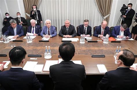 Leaders of the State Duma factions met with Chairman of the Standing ...