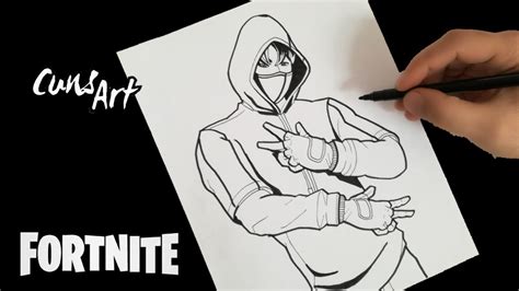 Como Dibujar A Ikonik Fortnite How To Draw Ikonik Youtube