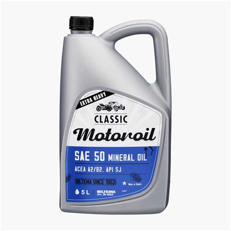 Mineral Oil Sae For Vintage Vehicles Litre Biltema Se