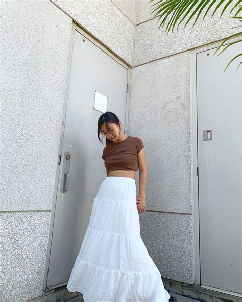 White Flowy Skirt Outfit White Cotton Skirt White Long Skirt Maxi