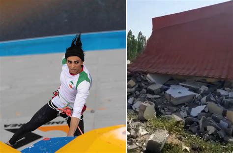 Elnaz Rekabi Iranian Athlete S Home Demolished After Competing In