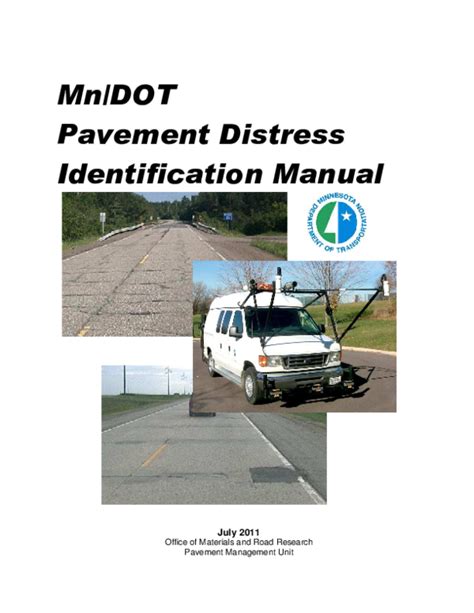 Pdf Mndot Pavement Distress Identification Manual