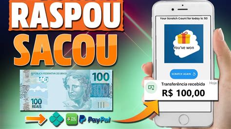 APP REVELADO RASPADINHA PREMIADA PAGANDO R 100 APP Para GANHAR