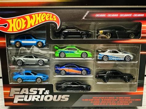 HOT WHEELS FAST Furious Car Pack Skyline Escort Gt Rs Siliva S PicClick AU