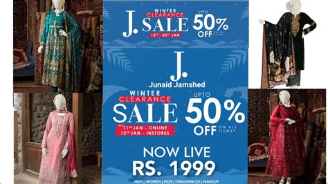 Woman Winter Collection Sale J Junaid Jamshed Winter Clearance Sale